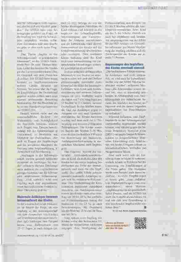 Vorschauseite 3: Impfen in der Schwangerschaft