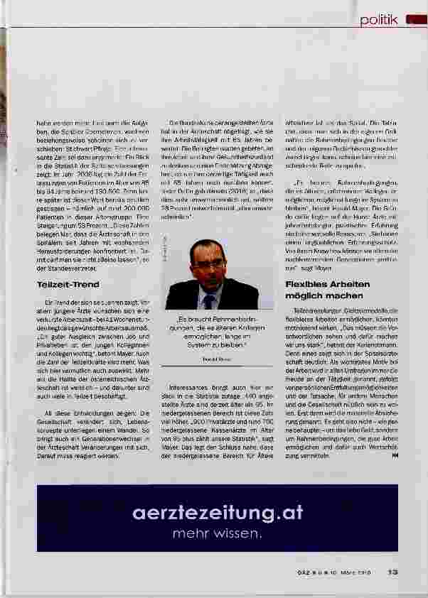 Vorschauseite 2: Pensionierungswelle kommt