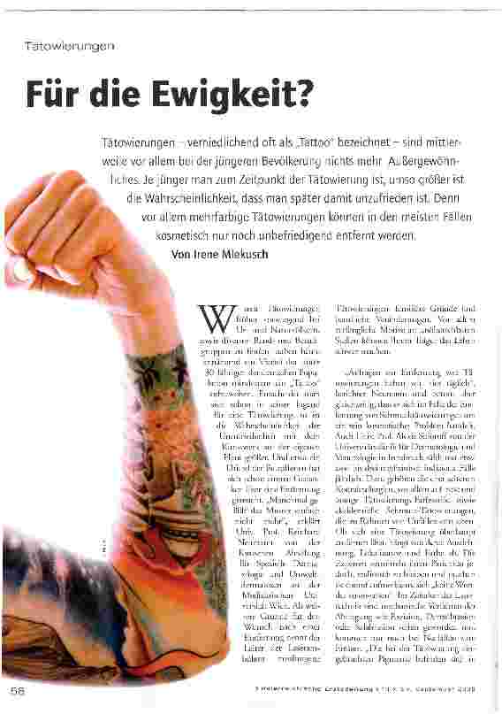 Vorschauseite 1: TätowierungenFür die Ewigkeit?