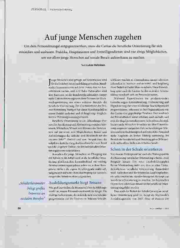 Vorschauseite 1: Auf junge Menschen zugehen