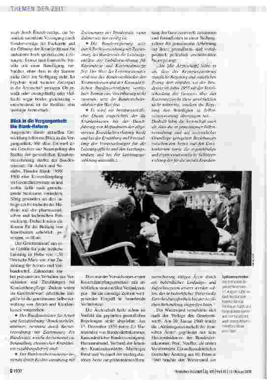 Vorschauseite 2: ÄRZTLICHE ORGANISATION Nur eine einige Ärzteschaft ist eine starke Ärzteschaft