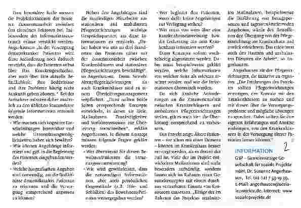 Vorschauseite 2: Vernetzung zum Wohle der Patienten