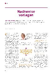 Vorschauseite 1: Nachweise vorlegen