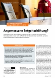 Vorschauseite 1: Angemessene Entgelterhöhung?