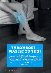 Vorschauseite 1: Thrombose, was ist zu tun?