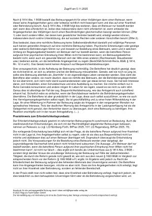 Vorschauseite 2: Zur Betreuerbestellung – § 1814 BGB