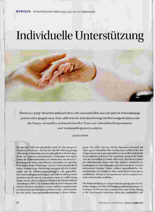 Vorschauseite 1: Individuelle Unterstützung