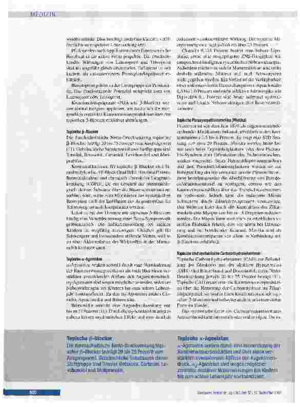 Vorschauseite 4: Medikamentöse und chirurgische Therapie des Glaukoms