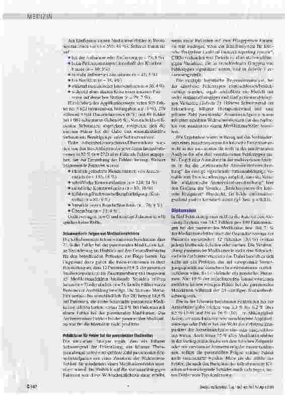 Vorschauseite 4: Fehler bei der parenteralen Medikamentenverabreichung auf Intensivstationen
