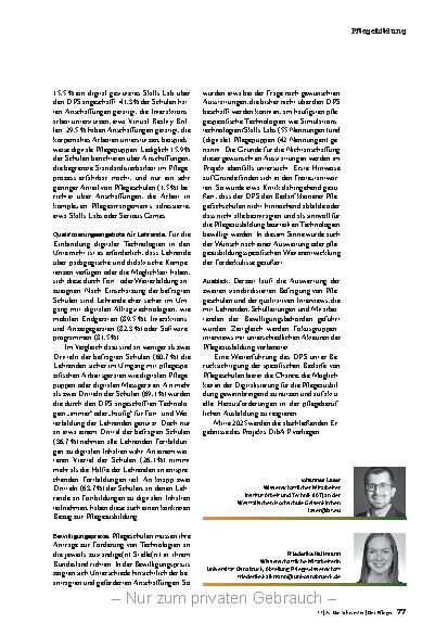 Vorschauseite 2: Effekte des "Digitalpakts Schule"