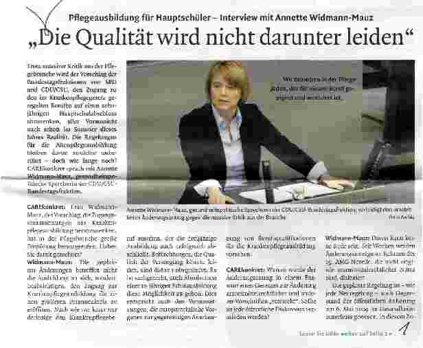 Vorschauseite 1: Die Qualität wird nicht darunter leiden