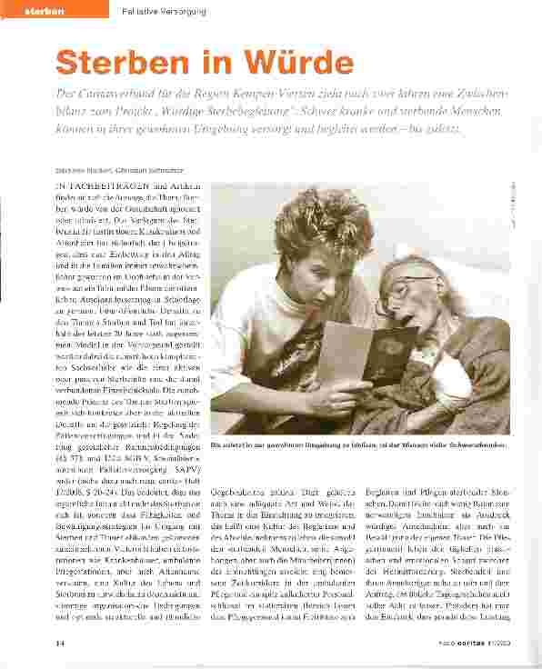 Vorschauseite 1: Sterben in Würde