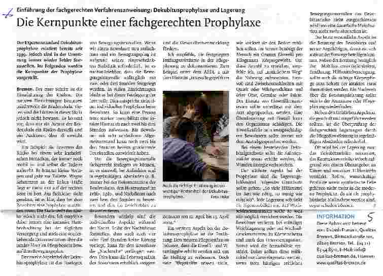 Vorschauseite 1: Die Kernpunkte einer fachgerechten Prophylaxe