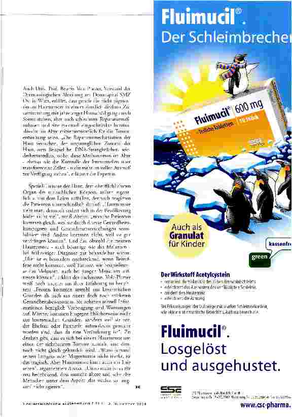 Vorschauseite 2: Hau(p)tproblem Tumor