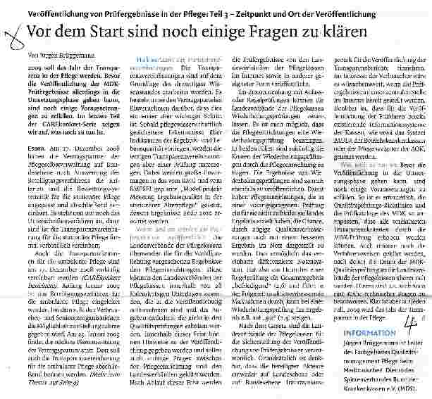Vorschauseite 1: Vor dem Start sind noch einige Fragen zu klären