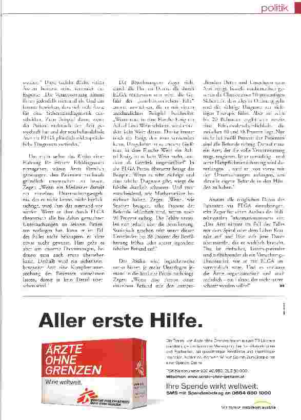 Vorschauseite 2: ELGA:Die unbekannte Falle