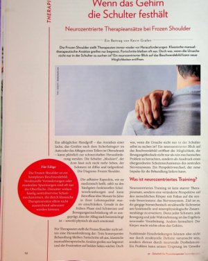 Vorschauseite 1: Wenn das Gehirn die Schulter festhält Neurozentrierte Therapieansätze bei Frozen Shoulder