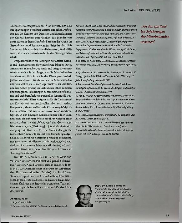 Vorschauseite 4: Wenn das religiöse Bindeglied verschwindet.