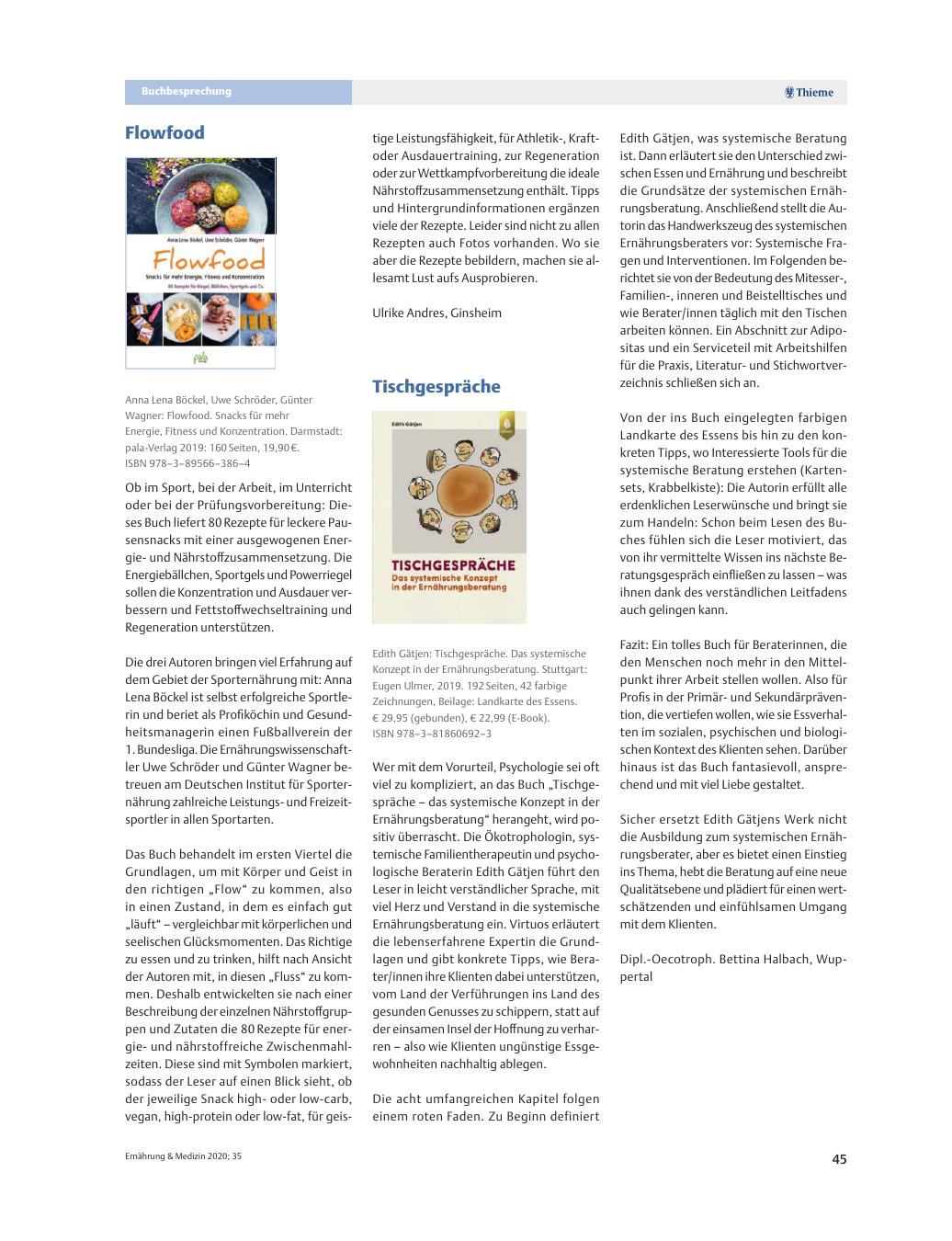 Vorschauseite 1: Buchbesprechung