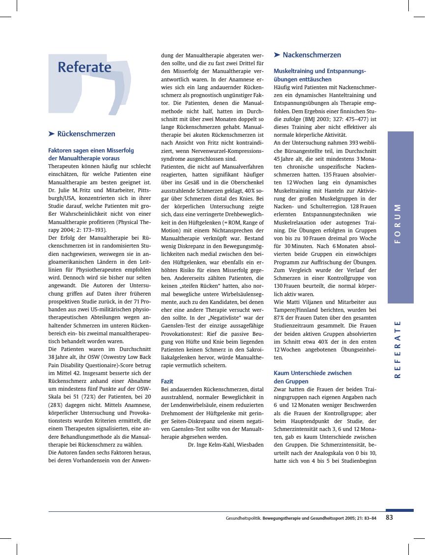 Vorschauseite 1: Referate