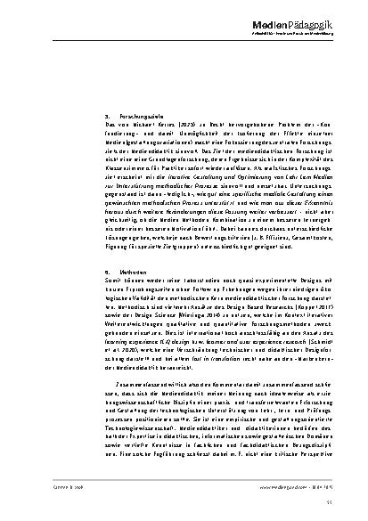 Vorschauseite 5: Zur Positionierung der Mediendidaktik als eine gestaltungsorientierte Technologiewissenschaft