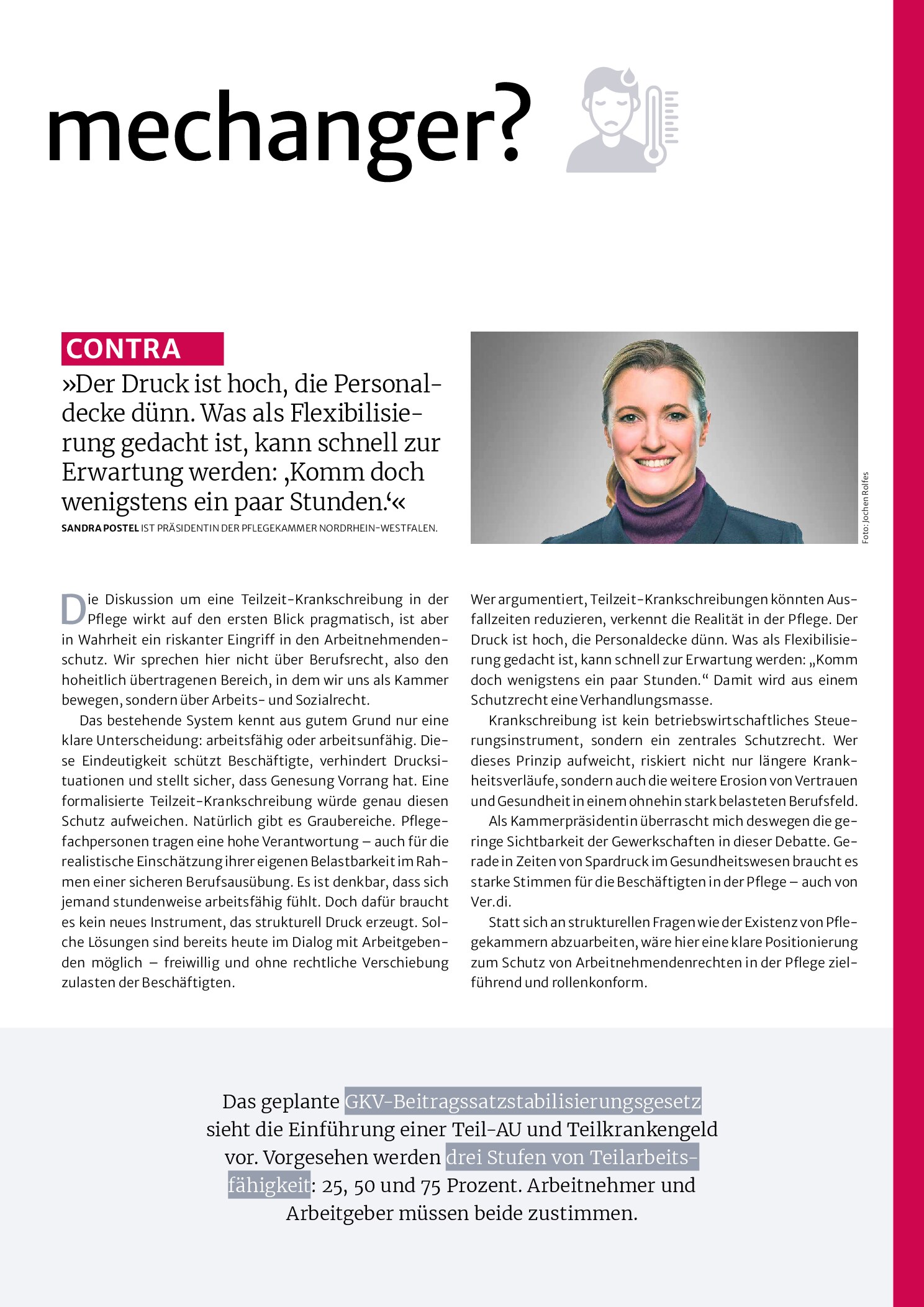 Vorschauseite 2: Pro und Contra: Teil-AU als Gamechanger?