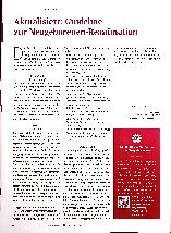 Vorschauseite 1: Aktualisiert: Leitlinie zur Neugeborenen-Reanimation