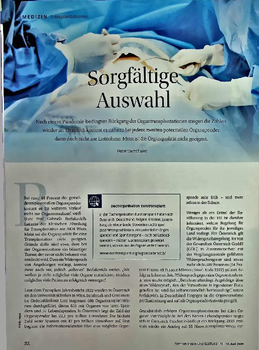 Vorschauseite 1: Sorgfältige Auswahl