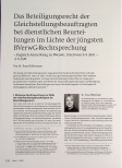Vorschauseite 1: Das Beteiligungsrecht der Gleichstellungsbeauftragten bei dienstlichen Beurteilungen im Lichte der jüngsten BVerwG-Rechtsprechung