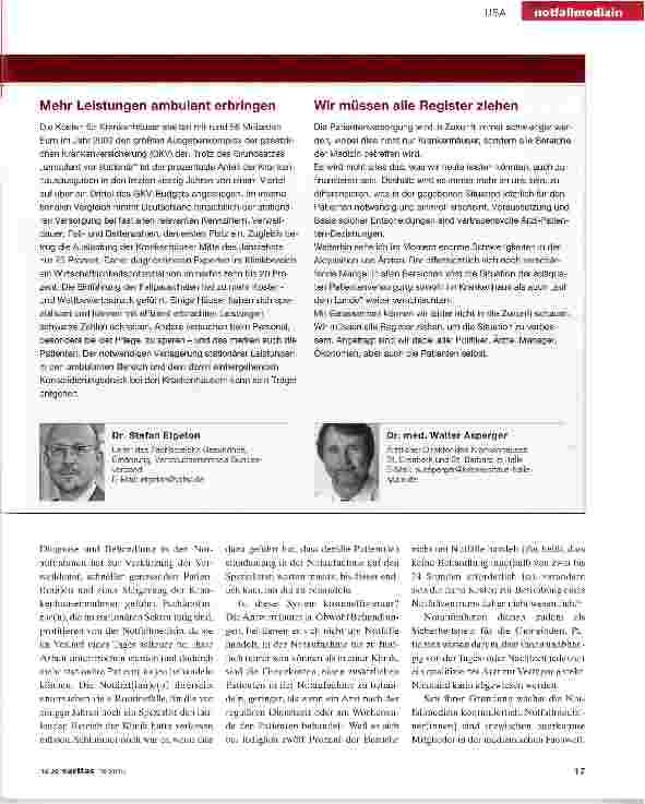 Vorschauseite 5: „Emergency Room - im Netzwerk stark