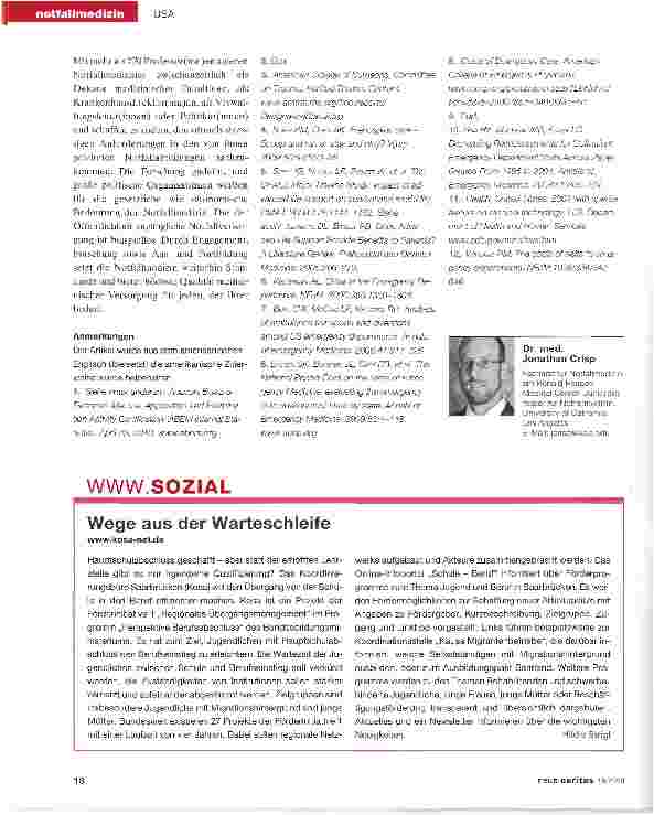 Vorschauseite 6: „Emergency Room - im Netzwerk stark