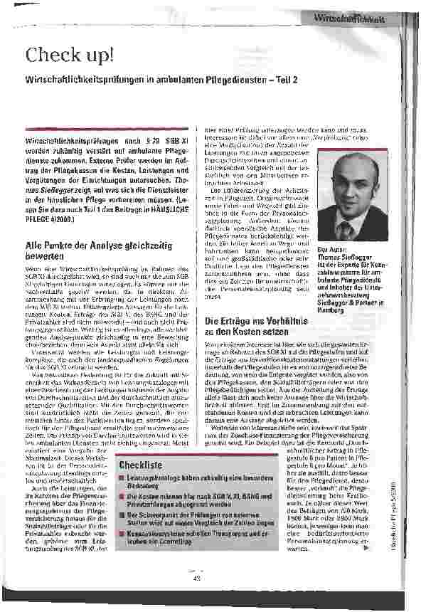 Vorschauseite 1: Check up!