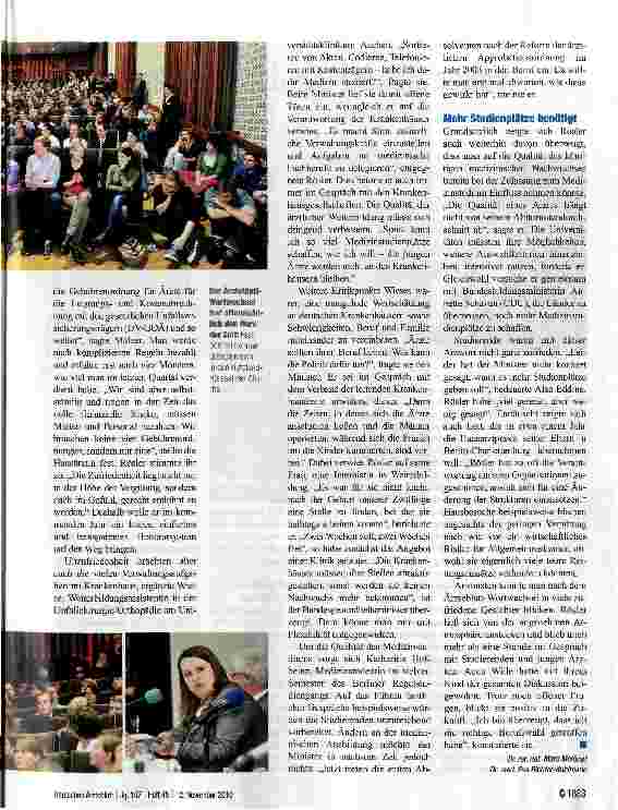 Vorschauseite 3: Rösler im kollegialen Verhör