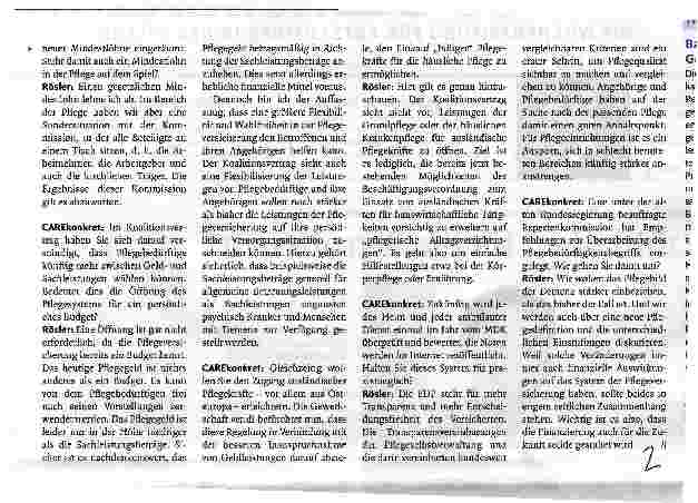 Vorschauseite 2: Mehr Wahlfreiheit für die Betroffenen