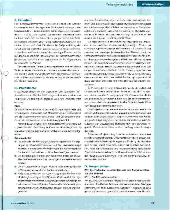 Vorschauseite 2: Föderalismus und Kommunalisierung: Konsequenzen für die verbandliche Caritas