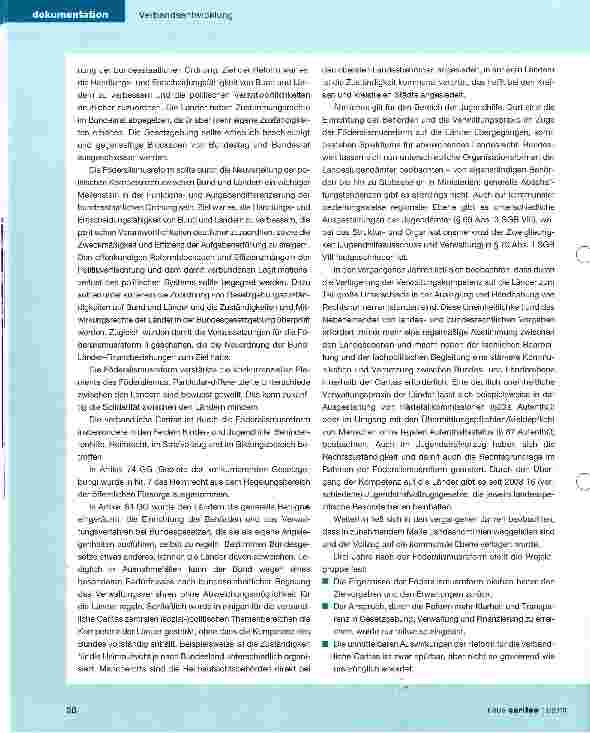 Vorschauseite 3: Föderalismus und Kommunalisierung: Konsequenzen für die verbandliche Caritas