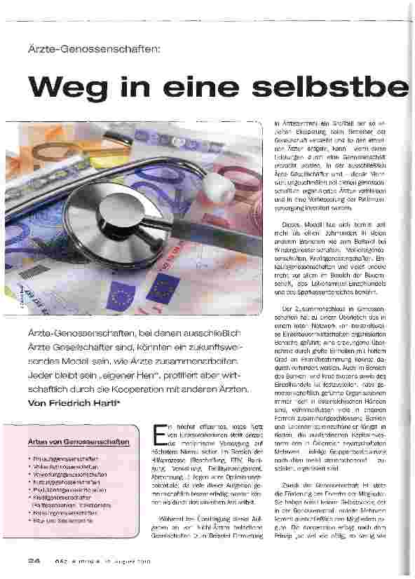 Vorschauseite 1: Weg in eine selbstbestimmte Zukunft
