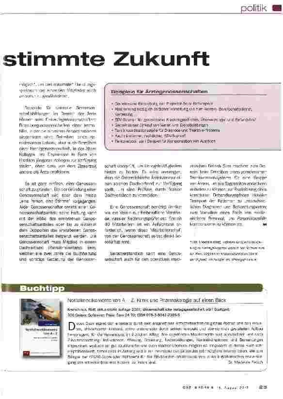 Vorschauseite 2: Weg in eine selbstbestimmte Zukunft