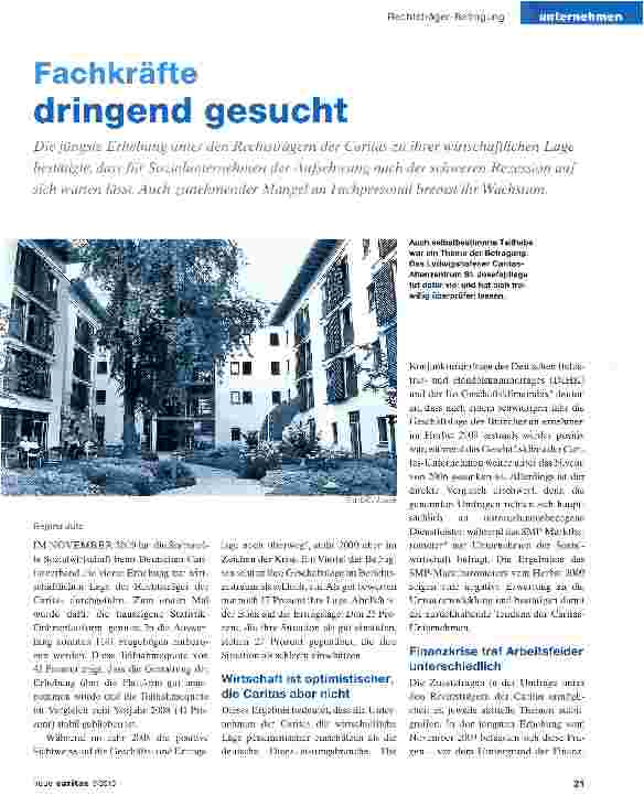 Vorschauseite 1: Fachkräfte dringend gesucht