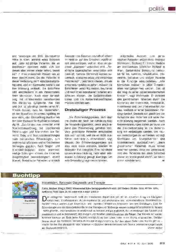 Vorschauseite 2: Autonom im Alter