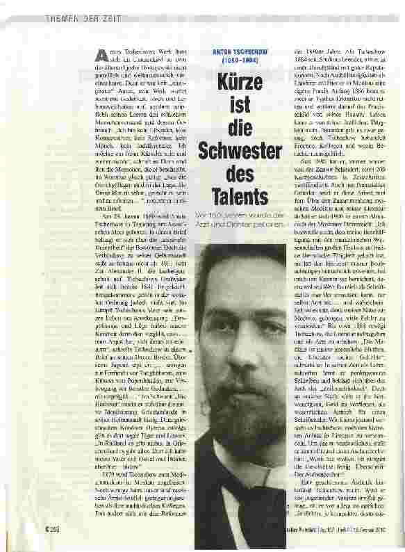 Vorschauseite 1: Kürze ist die Schwester des Talents
