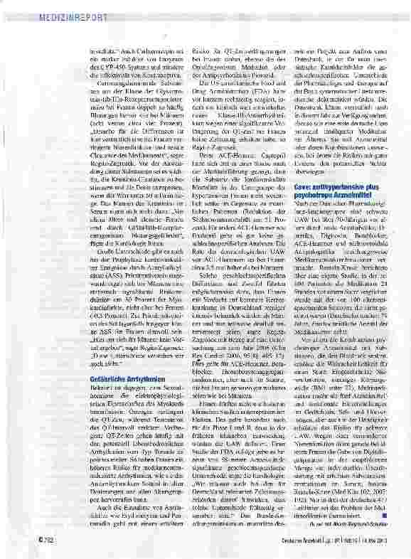 Vorschauseite 2: Gendereffekte von Arzneimitteln