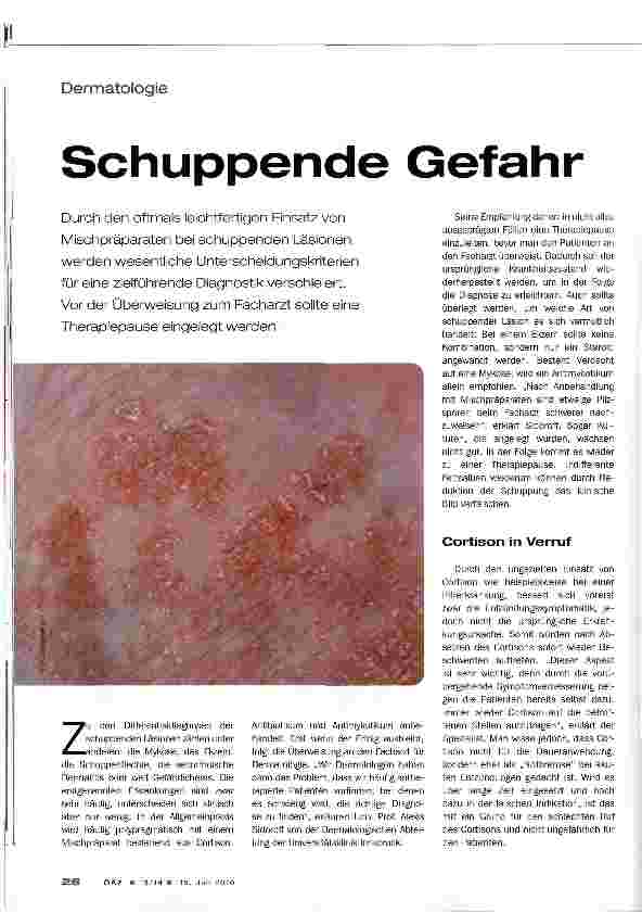 Vorschauseite 1: Schuppende Gefahr