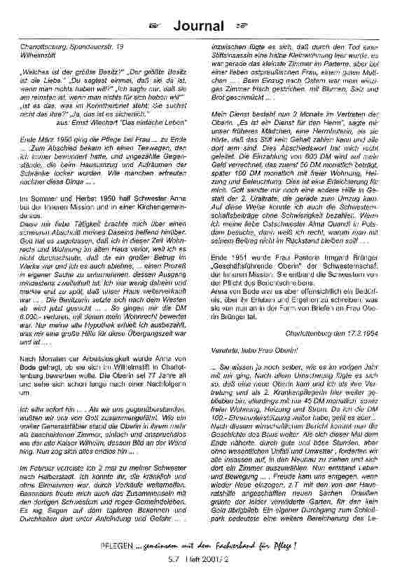 Vorschauseite 2: Zeitzeugin: Schwester Anna von Bode