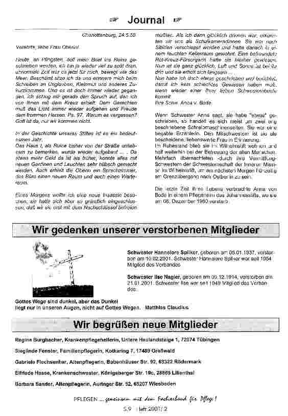Vorschauseite 4: Zeitzeugin: Schwester Anna von Bode