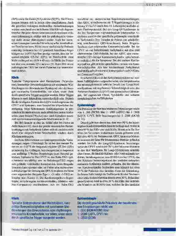 Vorschauseite 3: Erbliche Herzrhythmusstörungen