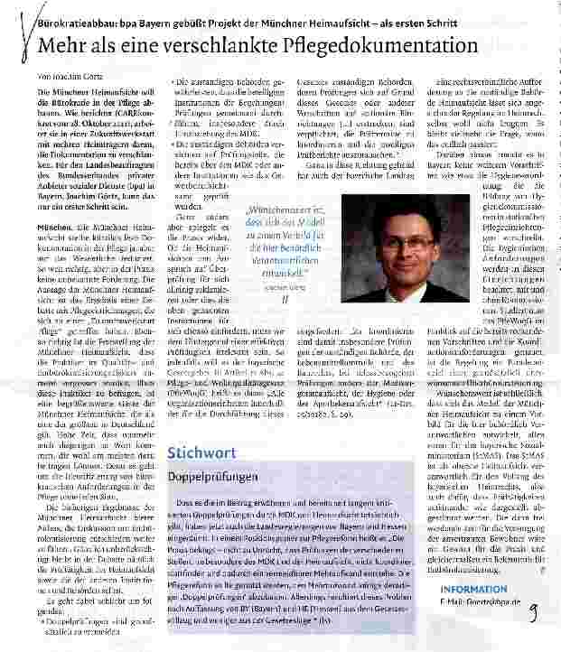 Vorschauseite 1: Mehr als eine verschlankte Pflegedokumentation