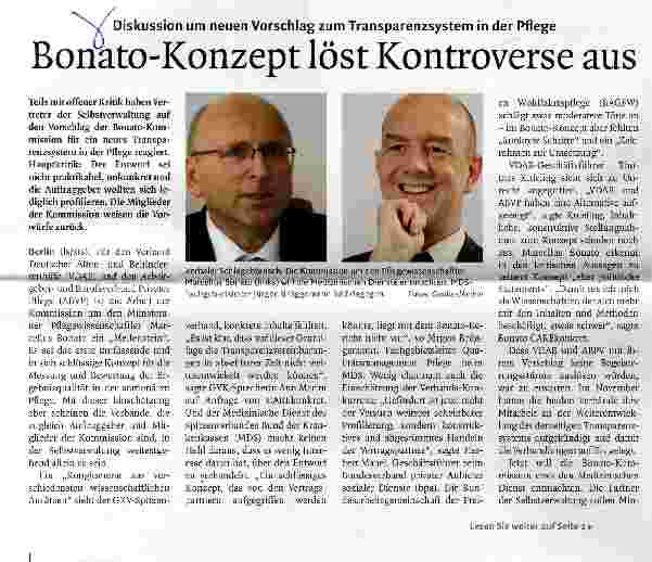 Vorschauseite 1: Boriato-Konzept löst Kontroverse aus