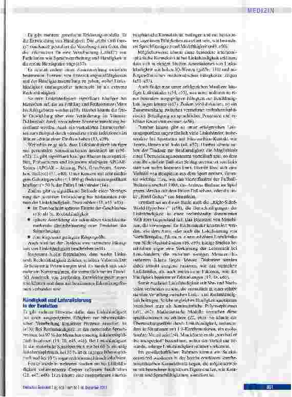 Vorschauseite 3: Besonderheit der Linkshändigkeit