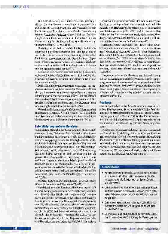 Vorschauseite 4: Besonderheit der Linkshändigkeit